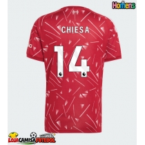 Camisa de Futebol Liverpool Federico Chiesa #14 Equipamento Principal 2026-27 Manga Curta
